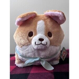 2014 Faithful Mochishiba Corgi Komugi Large Plush Toyo Bakery Toreba SK Japan